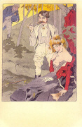 Femme &agrave; la voilette. J. Bac