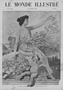 Le monde illustr&eacute; 13 juillet 1901 consacr&eacute; &agrave; la carte postale num 2311