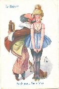 Le Baiser Sur la joue-Amour ti&egrave;de.