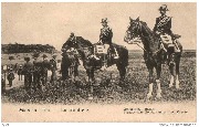 Mars la Tour - la fronti&egrave;re. Gendarmes fran&ccedil;ais. Franz&ouml;sische Gendarmen an der Grenze.