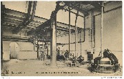 La brasserie. Autre vue des sous-sols de la salle de brassage