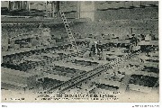 Vue des voies de roulement dans la salle de 3&egrave; classe