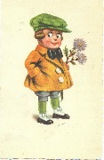 (Portrait d'un petit bonhomme &agrave; casquette verte) 