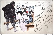 illustration pour la chanson "Fin de Siècle" du recueil de Bruant "A la Rue"