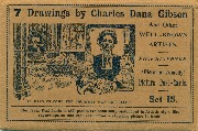 7 Drawings by Charles Dana Gibson and other well known artist