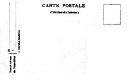 Carte Postale  (Côté réservé à l'adresse.) Dos non divisé Expéd. et timbre sans ligne