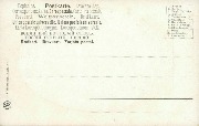 Max Sinz. Pferderassen. Dos des cartes du set (liste &agrave; l'emplacement du timbre)