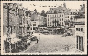 Spa. Vue d'ensemble de la Cascade Marie-Henriette au biez du Moulin