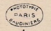 Phototypie Baudinière  Paris