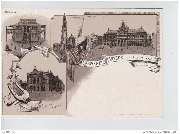 Souvenir d'Anvers-Hôtel de Ville,Cathédrale,Théâtre flamand-CREOLINE PEARSON