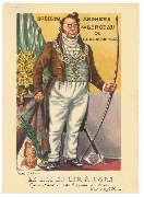 Société des Archers au berceau de Guillaume Tell-Le Roi du Tir à l Arc-Types et costumes brabançons vers 1835 