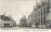 Hondschoote. Hôtel de Ville, Rue de la Cour (France !)