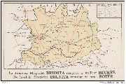 Brunita. Carte géographique de la province d'Anvers