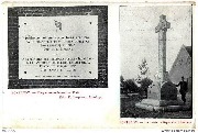 Fontenoy. Plaque commémorative-La Croix celtique des Irlandais