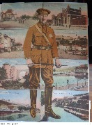 Puzzle 8 cartes roi Albert tenue militaire Kaki à Namur