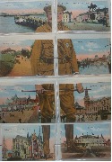 Puzzle 8 cartes roi Albert tenue militaire Kaki à Ostende