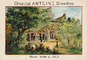 Chocolat Antoine Bruxelles  Maison fondée en 1850 Gand Ruines de l'abbaye Saint Bavon n°38