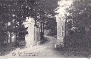 Jévoumont (Theux). Route et entrée du Parc