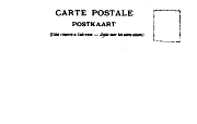 Carte Postale - Postkaart (Côté réservé à l'adresse. - Zijde voor het adres alleen.)  Timbre uniquement