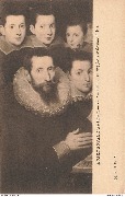 Mus&eacute;e Royal d'Anvers. Le Donateur et ses cinq fils, par Cornelis de Vos