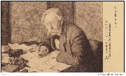 Portrait d'Emile Verhaeren par le peintre Van Rysselberghe-Musée de Bruxelles
