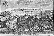 Gravure ancienne du Ch&acirc;teau de Colonster Vall&eacute;e de l'Ourthe