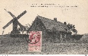 Aelbeke. Landschap met molen. Paysage avec le Moulin