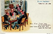 Beim Bier pflegst lang du auszuharren, und heim f&auml;hrst man Dich dann im Karren !