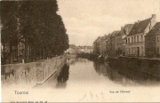 Tournai. Vue de  l'Escaut