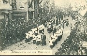 Enterrement du Bourgemestre Alph. Hertogs 22 octobre 1908. Le clergé