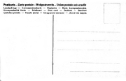 Postkarte - Carte Postale Union Postale Universelle 11 langues divis&eacute;