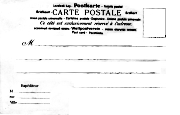 UPU Carte Postale Union Postale Universelle 10 langues Ce c&ocirc;t&eacute; rerserv&eacute; exclu...  non divis&eacute; avec timbre Exped
