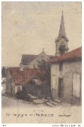 Die Umgegend von Diedenhofen. Gentringen. Die Kirche