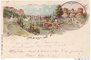 Souvenir de Luxembourg. Vall&eacute;e de la Petrusse Trois Glands