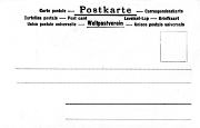 Postkarte Weltpostverein 7 langues  non divis&eacute; avec timbre