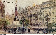 Brussels : Place de Brouck&egrave;re
