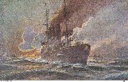 Beschiessung von Madras Brit. Ostindien, durch S.M. Kreuzer Emden