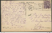 Une pens&eacute;e de Bruxelles (Charlot portant une pens&eacute;e)
