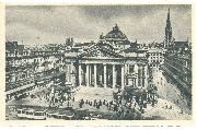 Bruxelles. La Bourse-Brussels-The Stock-exchange