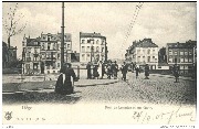 Liège. Pont de Longdoz et rue Grétry