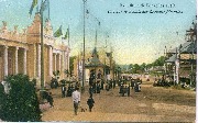 Exposition de Bruxelles 1910. Vue sur le Palais des Travaux féminins 