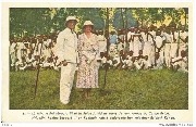 LL MM LéopoldIII et la Reine Astrid au cours de leur voyage au Congo belge...