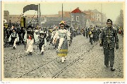 Carnaval de La Louvière-Une société participant au Cortège 