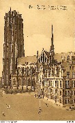 Malines. Cathédrale St. Rombaut. Mechelen. Hoofdkerk St. Rombaut