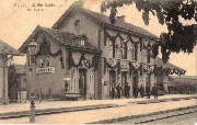 Kurzal-Urville (Lothringen). Der Bahnhof Kurzal-Urville (Lothringen). Der Bahnhof