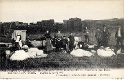 Antwerpen Brand der Houtstapels 12 September 1911 Incendie des Bois  Onder den blauwen hemel Log&eacute;s &agrave; la belle &eacute;toile