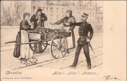 Bruxelles.  Marchande d'huitres. Allez...Allez...  Avancez