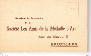 Les médailleurs belges 6ème série. 10 cartes;