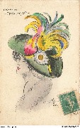 Chapeau Chantecler -Coq