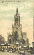 Bruxelles(St-Gille),  Eglise et Marché